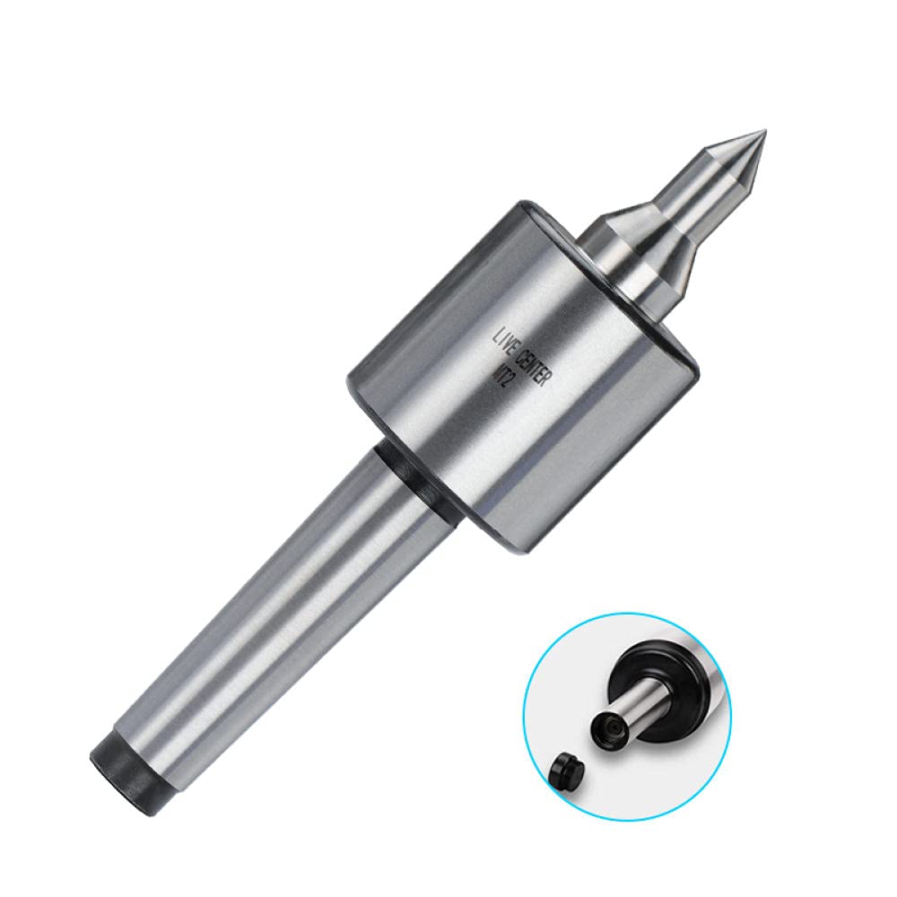 1 pièce dé à coudre rotative centrale enfichable de précision MT1 MT2 MT3 MT4 accessoires de tour rotatif à bois multifonctions-Cosse rotative MT2