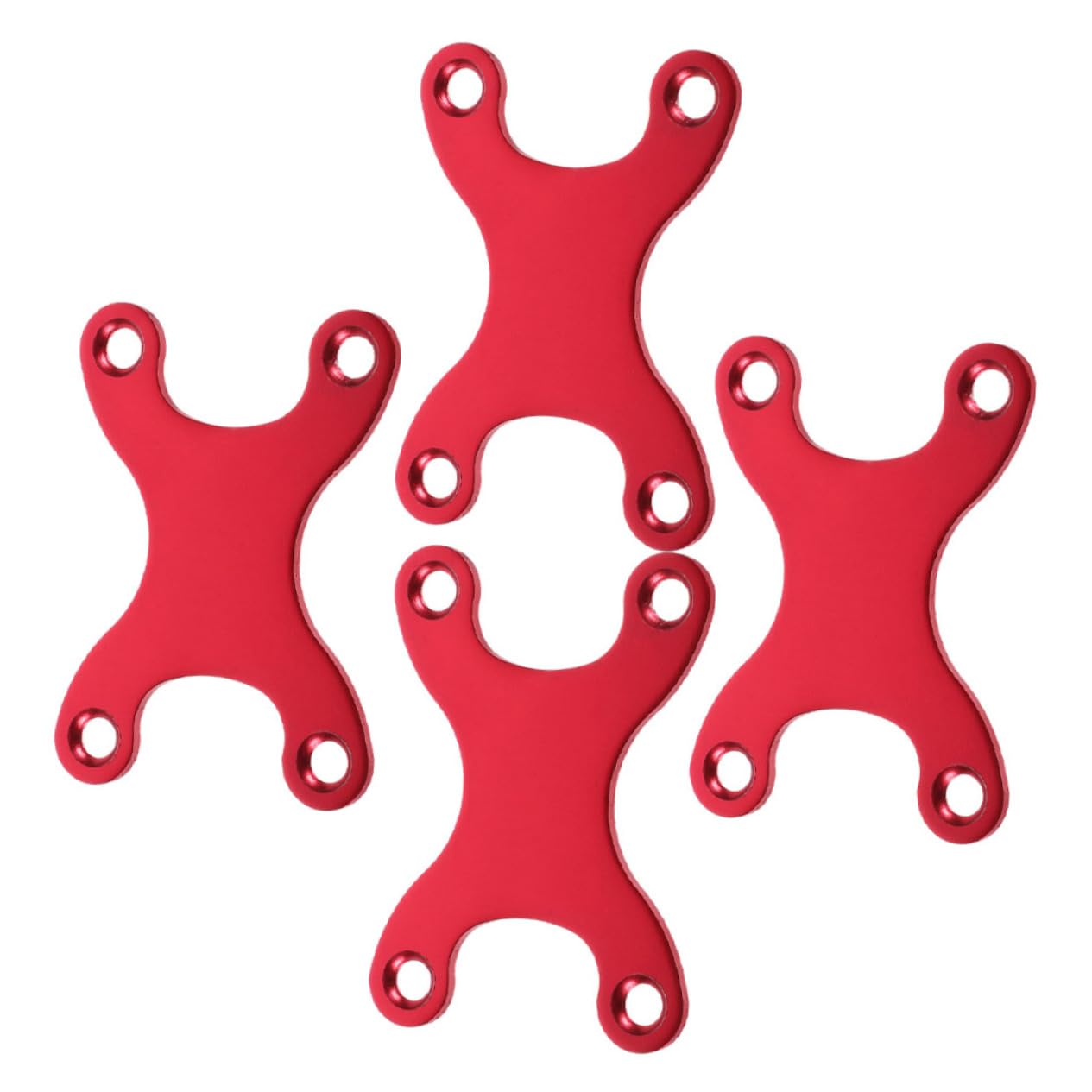 Mikikit Skateboard Parts 4pcs Aluminum Anti-sag Gasket for Bridge Support Easy Repair Kit