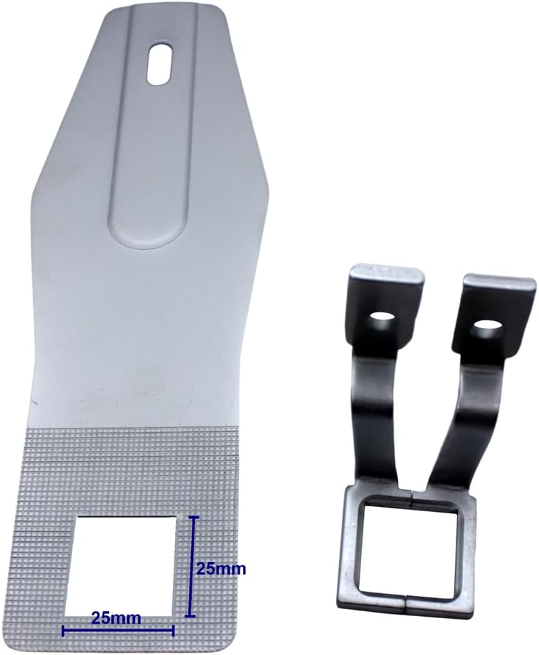 Cutex 25mmX25mm Feed Plate & Clamp Set - Juki LK-1850, LK-1900 Bartack Sewing Machine
