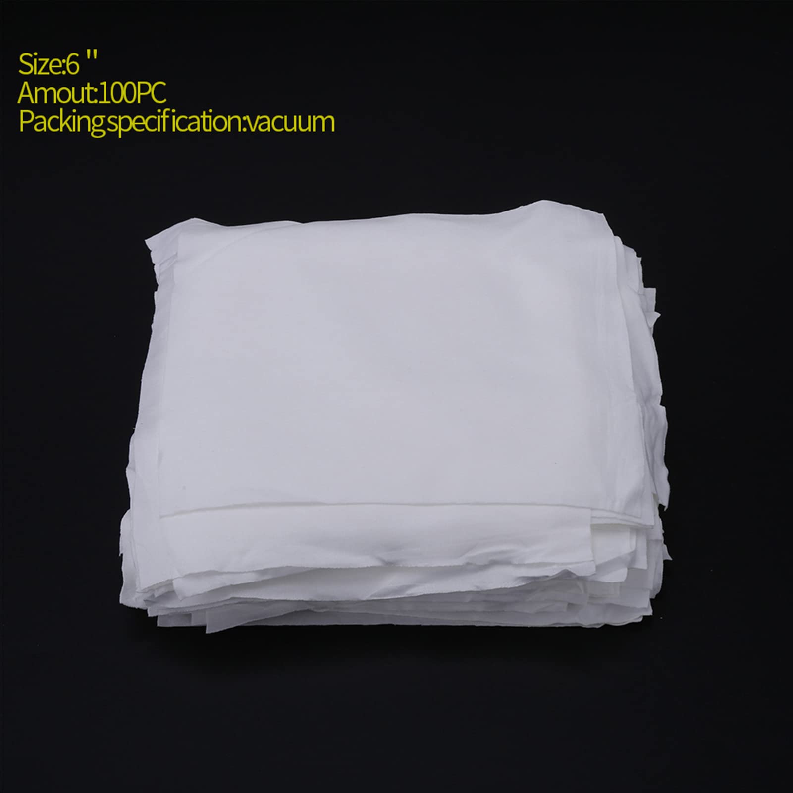 100pcs Clean Cloth Soft 6inch Anti Static Microfiber Cleanroom Wiper Used for Phone Lens Glasses Screens Cameras Eyeglasses Cell LCD TV