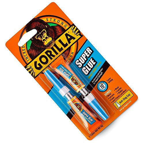 Two Clear 3 Gram Tubes Super Glue. Pack of 1