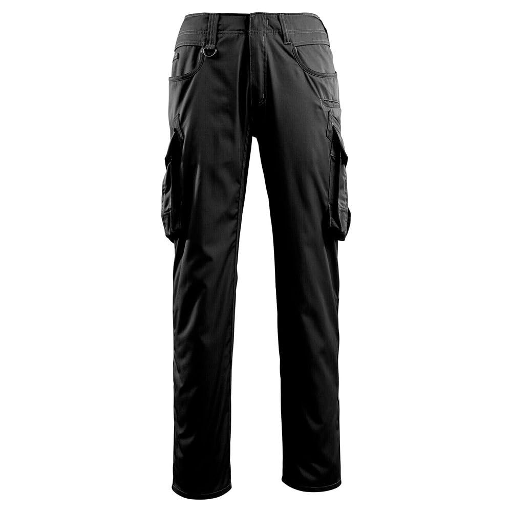 Mascot 16179-230-09 Ingolstadt Unique Extra Lightweight Trouser with Thigh Pockets, Size 90C62, Black