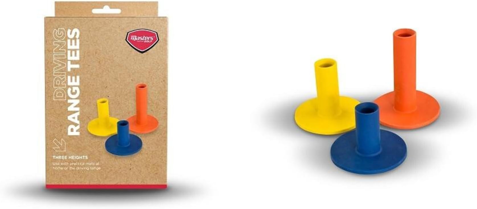 Driving Range Tee Pack 3 heights