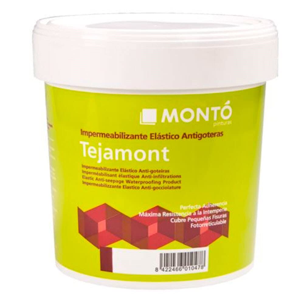 Pintura de Imprimación para Antes de Impermeabilizar Terrazas y Techos. Primer Impermeabilización color Rojo 12L