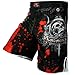 Short UFC MMA de combat professionnel à gel incorporé Tigon Sports - Pour arts martiaux mixtes, lutte, kick boxing, muay thaï, DTFRED, multicolore, xx-large