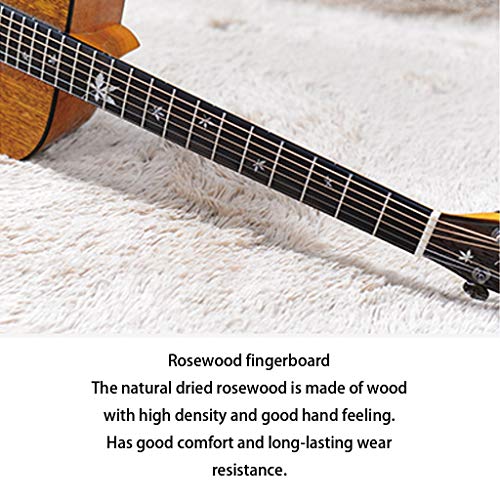 Guitars Fretted Instruments Guitar Folk Cardboard Single Board Guitar 41 Inch Face Veneer Folk Acoustic Guitar Beginner… - Les Beatles, Paul McCartney, John Lennon, RIngo Starr, George Harrison Guitars Fretted Instruments Guitar Folk Cardboard Single Board Guitar 41 Inch Face Veneer Folk Acoustic Guitar Beginner… – Image 5