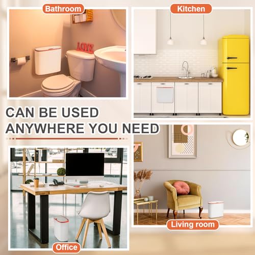 Jingmore JINGMORE-CHE-JALKMV0001 1 Pcs Sanitary Napkin Receptacle Touchless Wall Mounted Waste Tampon Holder thumb #4