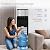 Manastin Bottom Loading Water Cooler Dispenser for 3-5 Gallon Bottles, 3 Temperature - Hot, Cold & Room Water with Child Lock, Ideal Design for Home & Office, Satin Silver