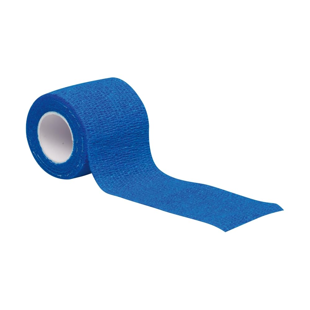 WERO BlueMamba kohäsives Pflaster, 12 Rollen/Packung | selbsthaftender Fingerverband ohne Klebstoff, elastisches Schnellpflaster, wasserabweisend