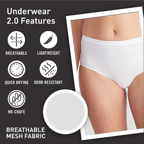 Image of ExOfficio Women's Give-N-Go 2.0 Full Cut Brief - Breathable Durable Easy Care Travel Underwear