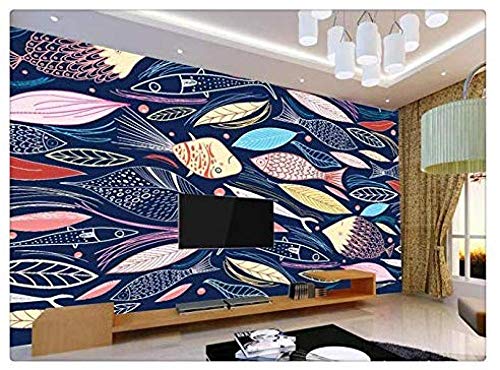 Wallpaper 3D Room Mural Benutzerdefinierte abstrakte Foto Linien Deep Sea World Malerei Bild Wandbilder für 3D WändeTapete 3d wandbild tapeten vintage Moderne Papier-250cm×170cm