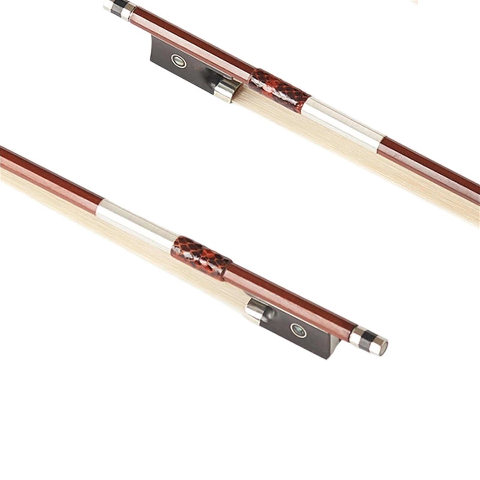 Arcos De Violín Profesionales Accesorios Para Arco De Violín Palo Ojo Pez Octogonal Crin Para Tocar(1/8)