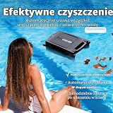Solarny Skimmer do BasenóW, Czyszczenie 24/7, Dwa Tryby łAdowania, Inteligentne Omijanie PrzeszkóD, Idealny do Wszystkich TypóW BasenóW