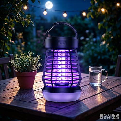 Extractor de moscas LED Sastiskid y lámpara de camping USB para hogar 7