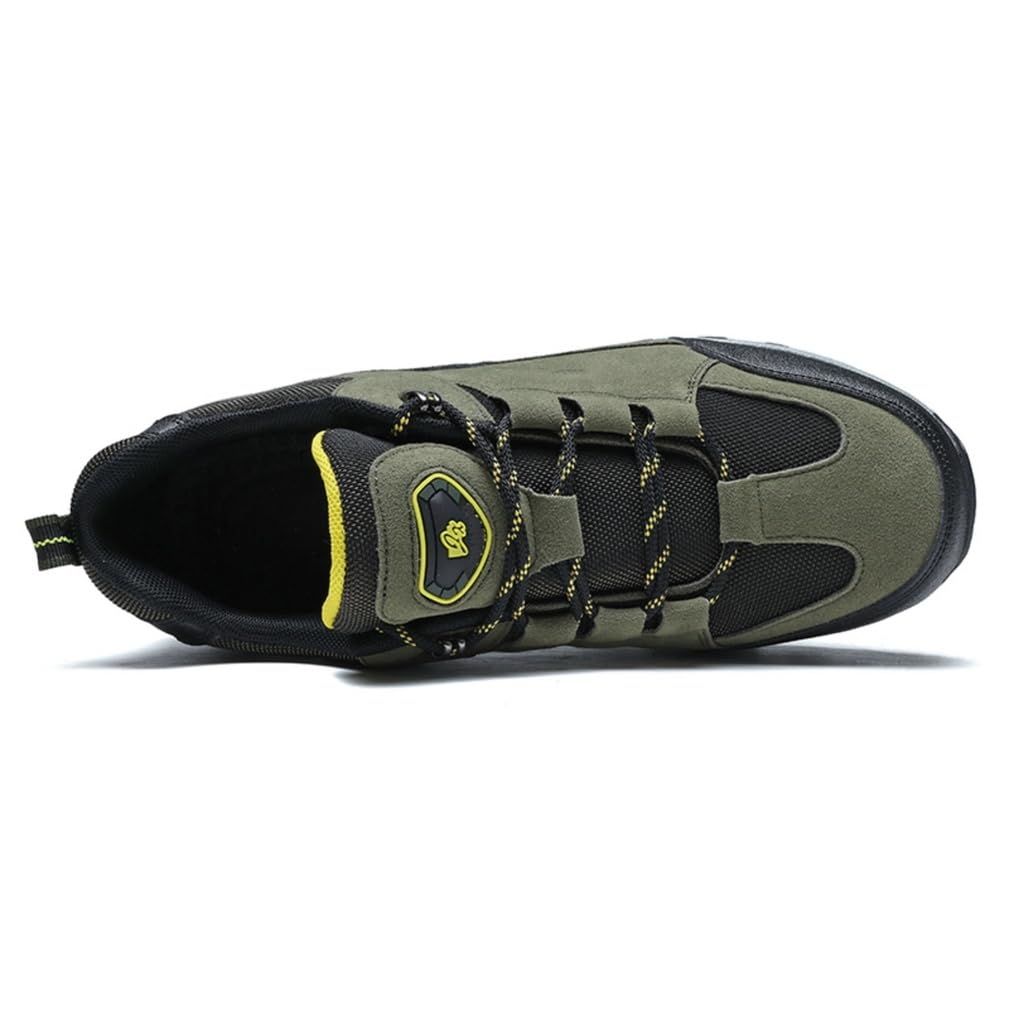 Zapatillas Senderismo Impermeables Hombre Calzado Trekking Ante | Antideslizante Resistente Desgaste, Zapatos Caminar Aire Libre Ligeros Informales, Trail Running Viajes Acampada