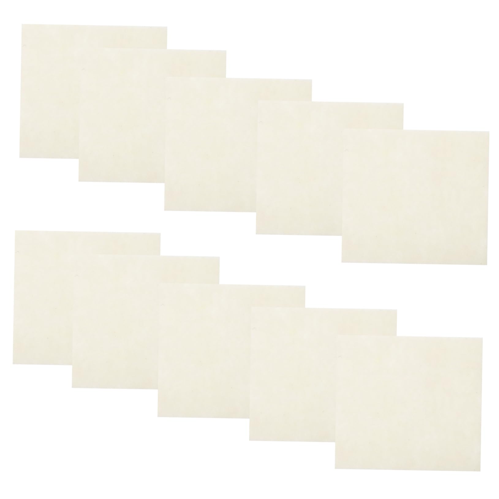 FOYTOKI 20Pcs Heat Insulation Pads for Hair Perming Protective Wool Mats for Safe Hair Styling Prevents Scalding for Hairdressers and Home Use