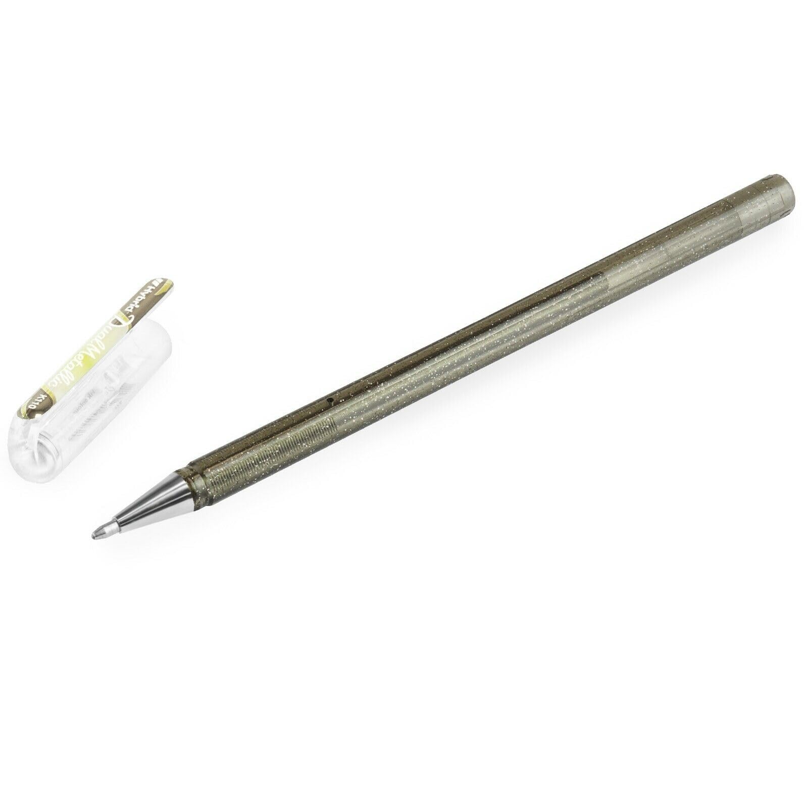 Pentel Bolígrafos Híbridos De Gel Líquido, K110, Juego Metálico, 5 Unidades