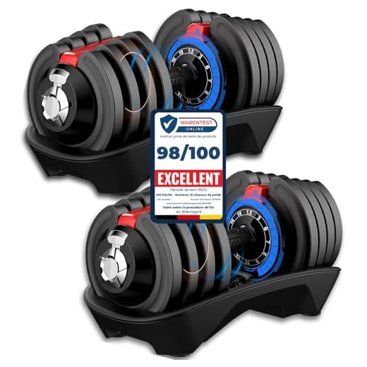 Haltère 1,5–18 kg gain de place