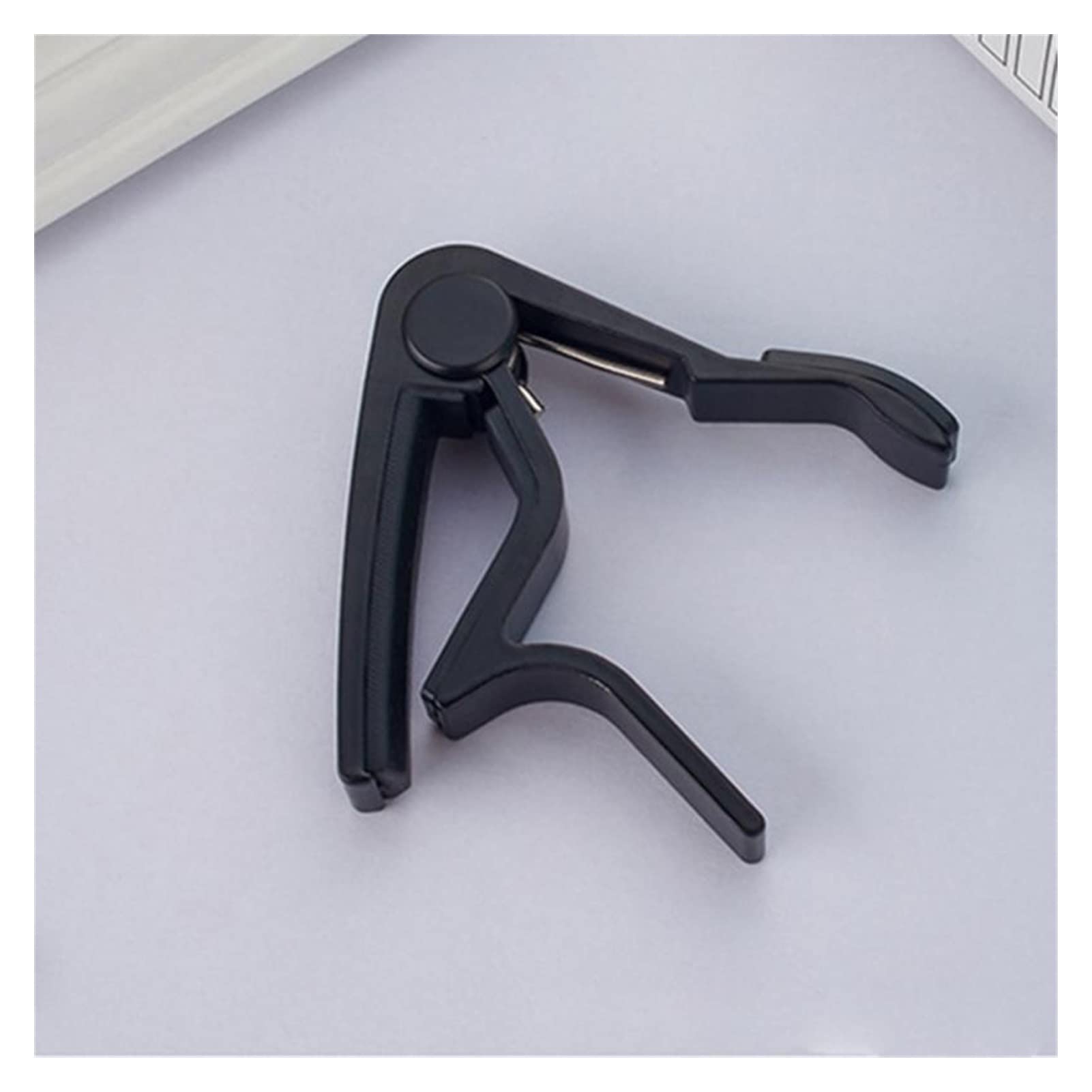 Uniwersalne akcesoria do gitary Capo Zmień klucz zaciskowy Stop aluminium Metal Acoustic Classic Guitar Capo na części do gitary, gitara Capo (kolor: czerwony) (czarny)