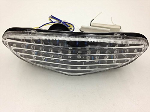 SMT- Clear Led Tail Light Brake Light with Integrated Turn Signals Indicators Compatible With Suzuki 02 09 12 V Strom DL1000 04 09 11 V Strom DL650 [B075CYKZRZ]