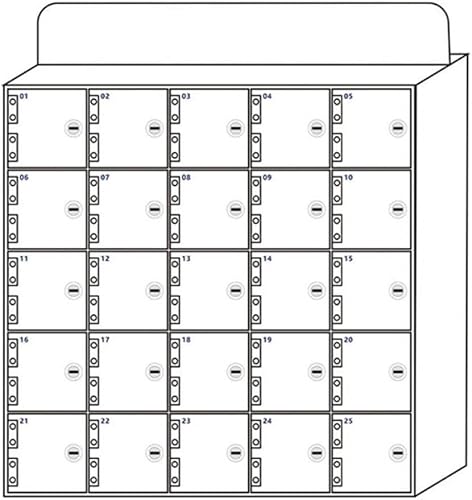 VUIKLCty Mobile phone storage locker Acrylic Mobile Phone Storage Lockers: Secure Storage Solutions For Mobile Devices Equipment security storage locker