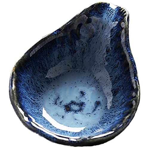 LAPYAPPE Nordic Style Ceramic Sauce Dish Versatile Seasoning Plate for Dipping Sauces Condiments Snacks for Home Parties Celebrations Compact Easy to Clean