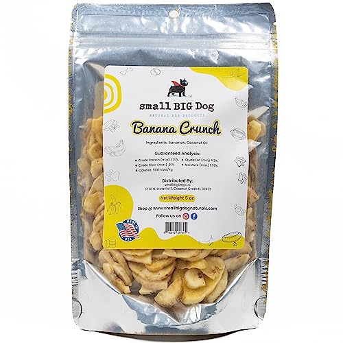 Small Big Dog Banana Crunch Treats, 5 oz. Chips Cooked