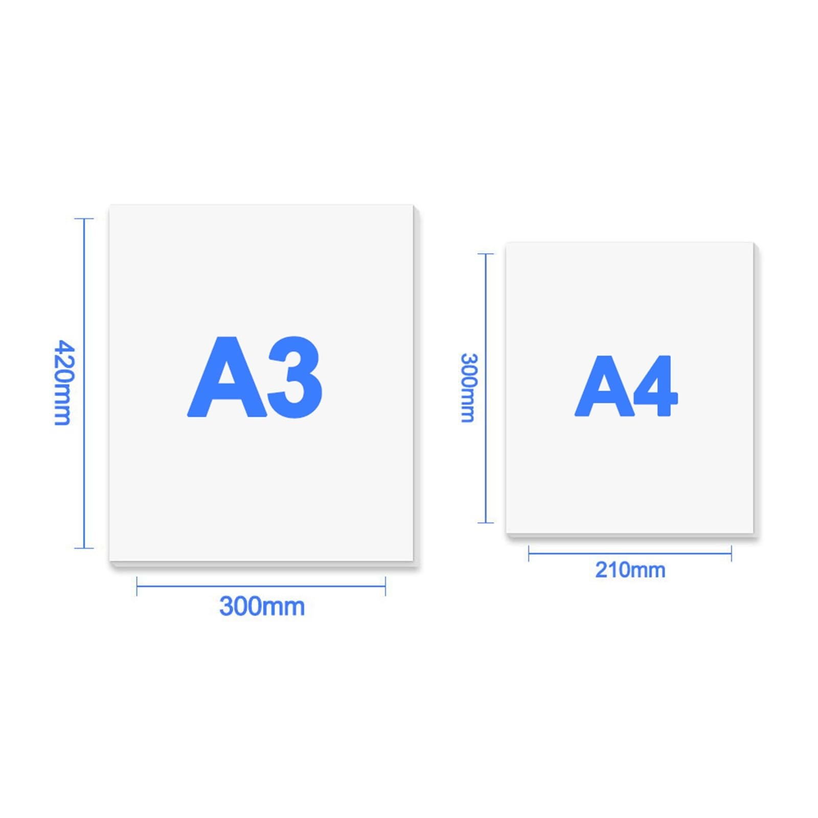 Kopierpapier Druckerpapier A4 A3 A4 PET Doppelseitige Transferfolie, Dicke 75u, for DTF-Tintendruck for Epson L1800 DX5 L805 Druckkopfdrucker(100PCSA4 Double side)