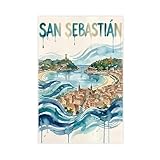 Lienzo decorativo de San Sebastián para decoración de pared, pinturas para sala de estar, dormitorio, 20 x 30 cm