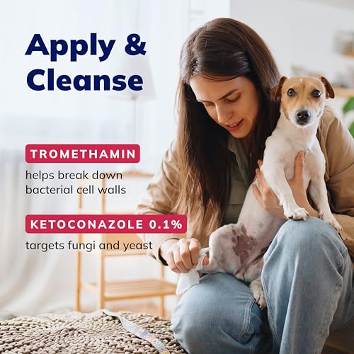 Image of Covetrus CeraSoothe KET Antiseptic Flush for Dogs & Cats - Antifungal & Antibacterial Ear and Skin Cleanser, 4 oz
