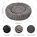 Arquiel Cat Bed Round, Washable Calming Pet Bed, Ultra Soft Puppy Bed for Small Dogs with Non-Slip Bottom (20×20inch, Grey)