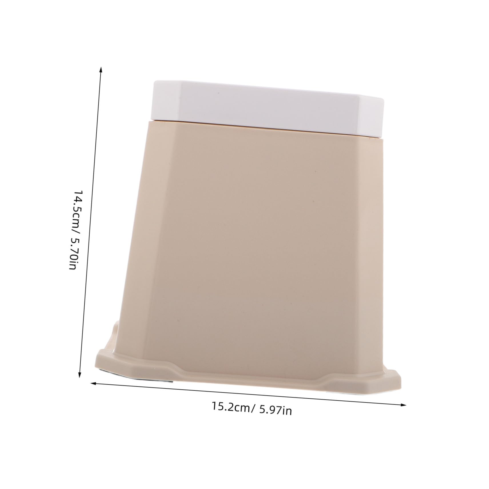 VILLCASE 2pcs Furniture Risers Non- Bed Frame Lifts Noise Reduction Height Increase for Couch Sofa and Table Legs Easy Installation Design