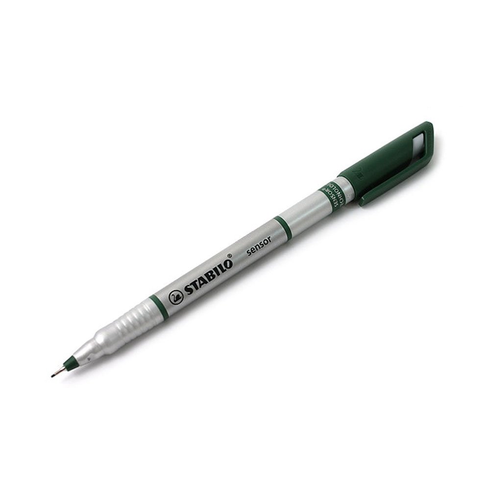 STABILO SENSOR F - Fineliner con punta ammortizzata - Tratto Fine (0,3 mm) - Pack da 1 - Nero