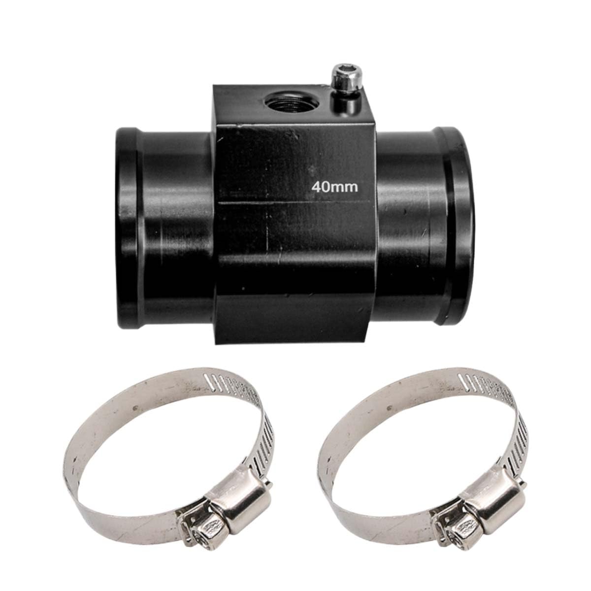 BDZMC 3PCS Aluminum Car Water Temp Joint Pipe (40MM)