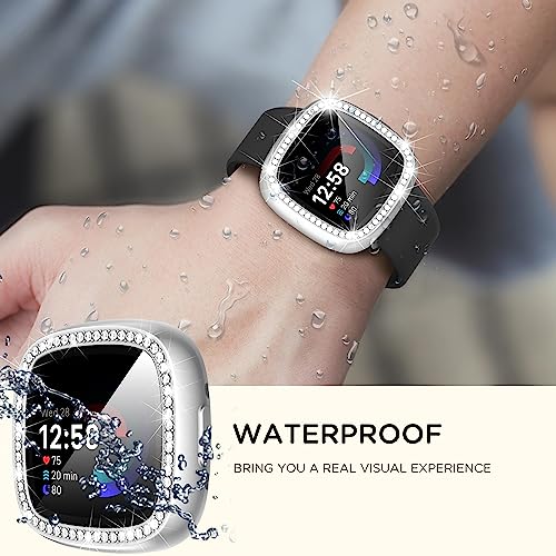 Image of Suoman [4 Pack] for Fitbit Sense 2 /Versa 4 Screen Protector Case