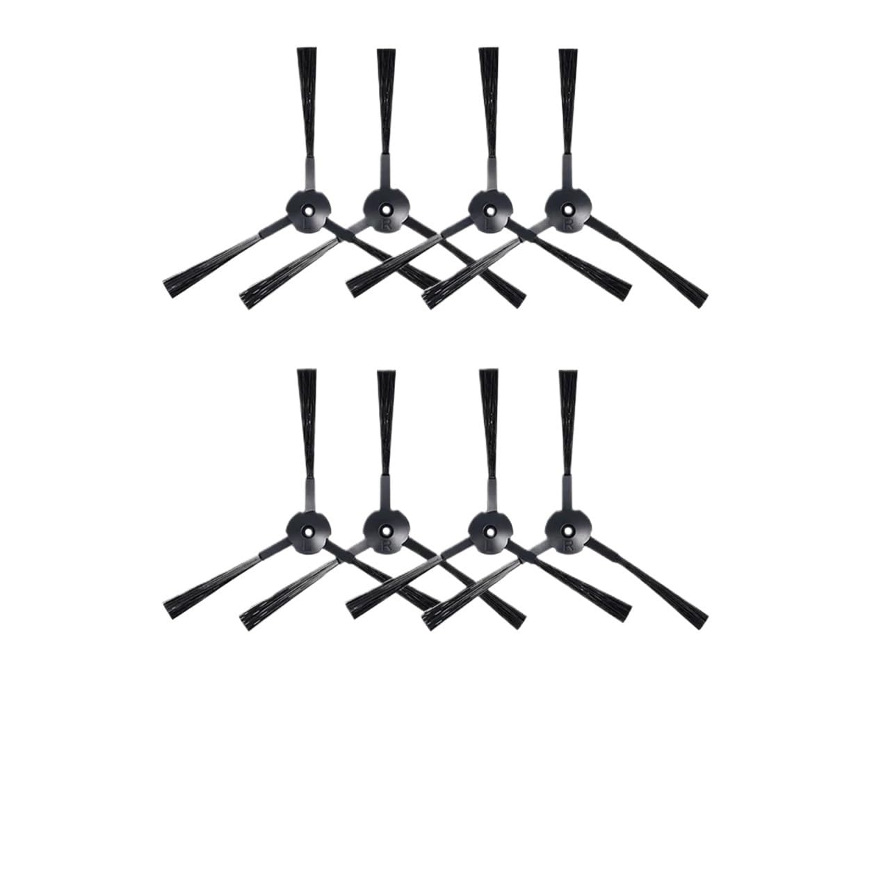 Side Brush Replacement Parts，Compatible for Ecovacs，Compatible for Deebot，CR130 CR120 X500 X580 KK8 CEN540 CEN250 Accessories(4R 4L 8PCS Set)