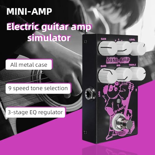 Jemora Pédale d’effets de guitare électrique DC 9 V Ajusteur d’égalisation à 3 vitesses Pédale multi-effets de guitare portable Sélection d’effets musicaux à 9 vitesses Boîtier en métal pour - Les Beatles, Paul McCartney, John Lennon, RIngo Starr, George Harrison Jemora Pédale d'effets de guitare électrique DC 9 V Ajusteur d'égalisation à 3 vitesses Pédale multi-effets de guitare portable Sélection d'effets musicaux à 9 vitesses Boîtier en métal pour – Image 8