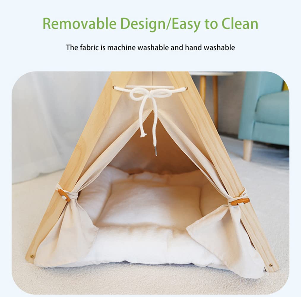 Tenda per Animali Domestici per Cani Letto per Gatti Portatile Rimovibile Lavabile per Esterni Interni Case per Gattini da Viaggio Teepee