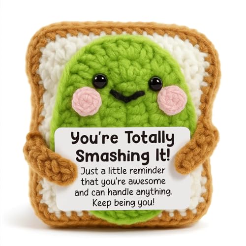 Crochet Avocado Toast Encouragement Gift