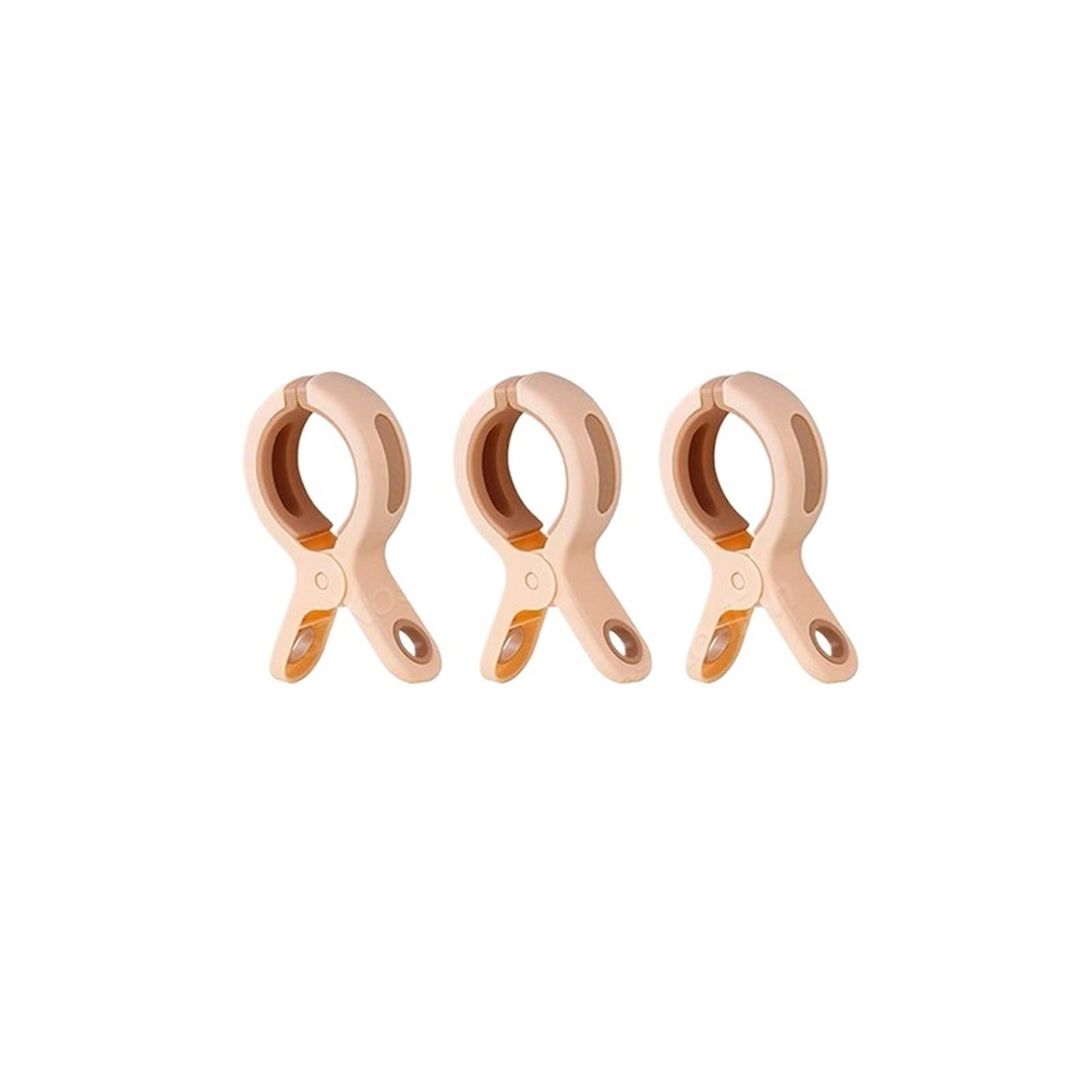 100/200Pcs Beach Towel Clips Reusable Large Windproof Clothes Pegs Plastic Clothespins Laundry Tongs For Blankets Coats for Washing Line(100pcs Pink)