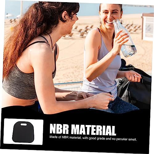 BESPORTBLE 4 Pçs Assento Ao Ar Livre Tapete Ao Ar Livre Nbr Preto Acessório Ao Ar Livre Assento De E
