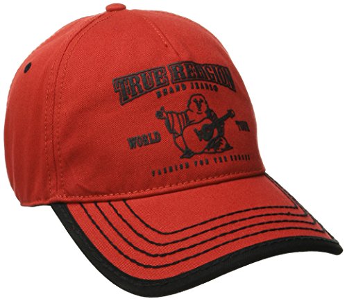 True Religion Men's Puff Buddha Baseball Cap