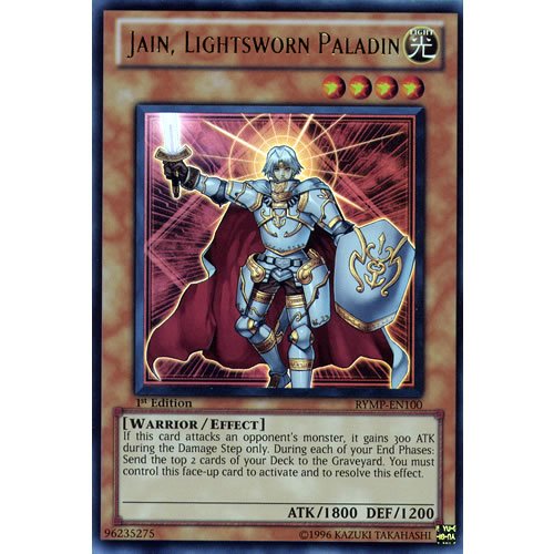 YUGIOH JAIN LIGHTSWORN PALADIN ULTRA RARE RYMP-EN100 1ST EDITION