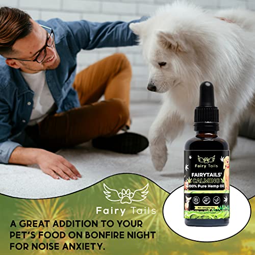 Fairy-Tails-Calming-100-Pure-Hemp-Oil-Dog-Calming-Supplement-for-Dog-Anxiety-Dog-Joint-Health-and-Dog-Barking-Omega-Rich-Supplement-for-Pets-Food-Supplement-for-Healthy-Dog-Joints-and-Fur