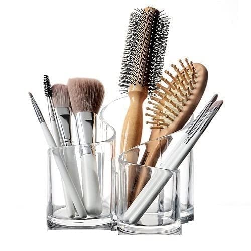 See full amazon price history chart for Basketo 3 Compartment Acrylic Cosmetic Organizer for women Makeup Brush Holder Nail Polish Lipstick Eyeliner Comb Storage Holder Desk Rake Stand Organizer,dressing table organizer for home Basketo 3 Compartment Acrylic Cosmetic Organizer for women Makeup Brush Holder Nail Polish Lipstick Eyeliner Comb Storage Holder Desk Rake Stand Organizer,dressing table organizer for home (B0BSFM42F3) Amazon Price History, Amazon Price Tracker