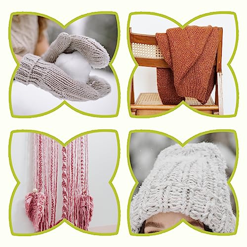 Zlulary Conjunto de agulhas de crochê, kit de agulhas de crochê para iniciantes com pequenas agulhas