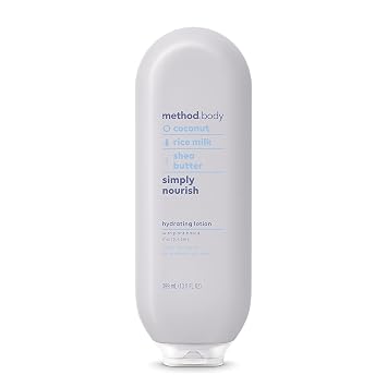 Method Daily Lotion, Simply Nourish, Plant-Based Moisturizer for 24 Hours of Hydration, 13.5 fl oz (Pack of 6)