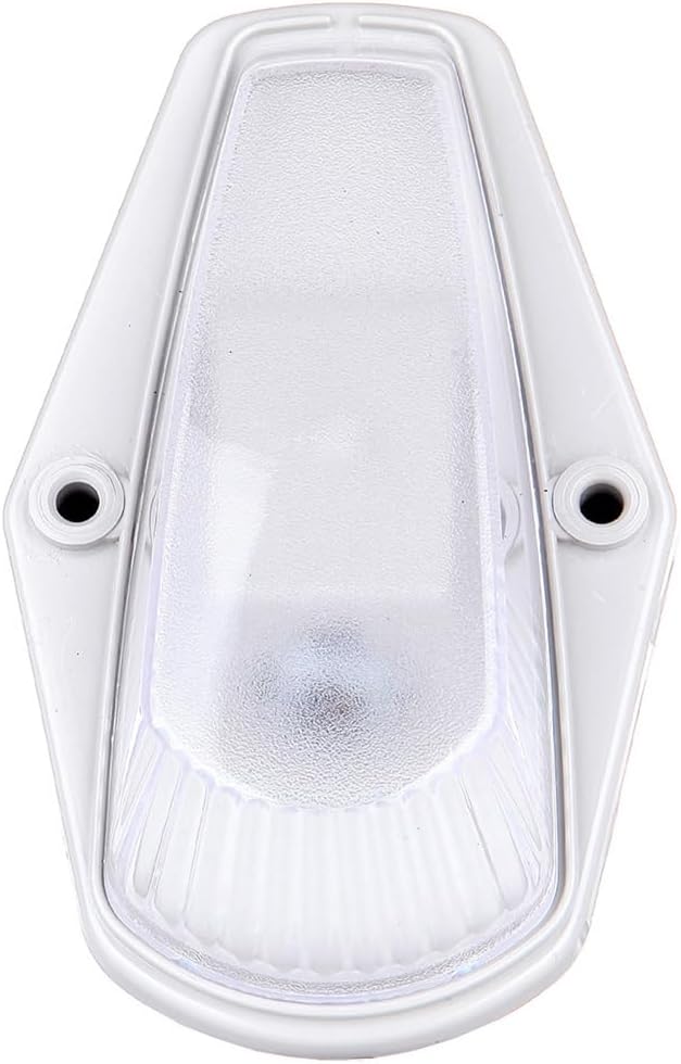 cciyu Clear Len 15442-E LED Cab Roof Marker Lights T10-6-5730-SMD Xenon White LED Bulbs For Ford For F-150 1980-1997 For Ford For F-250 1980-1997 For Ford For F-350 1980-1997