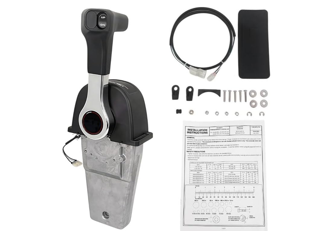 LLD_TK Remote Control Box Compatible with Honda Outboard BF30-BF250 30-250HP Single Engine 06240-ZW5-U00 06240-ZW5-U20 06240-ZW5-U40
