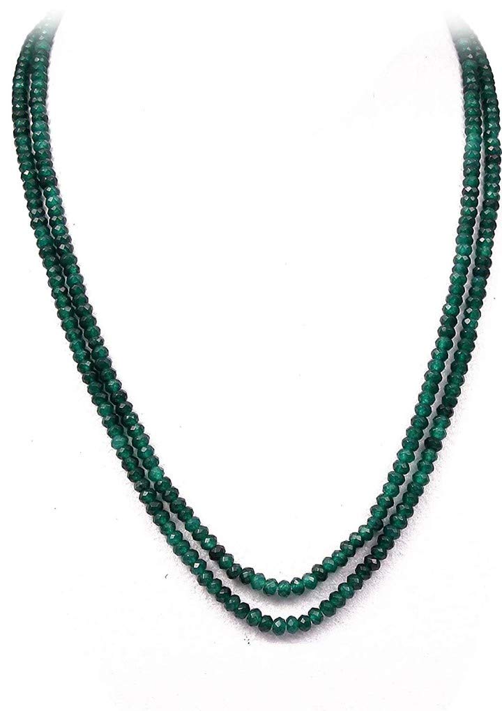 See full amazon price history chart for Manbhar Gems Emerald Green Crystal Gemstone Round Beads 2 Layer Necklace for Girl and Women Jewellery Manbhar Gems Emerald Green Crystal Gemstone Round Beads 2 Layer Necklace for Girl and Women Jewellery (B084T68945) Amazon Price History, Amazon Price Tracker